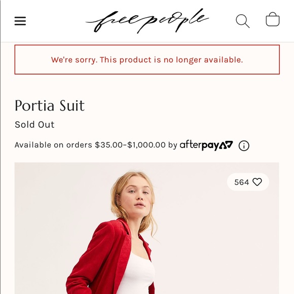 Free People / Lost + Wander Portia Corduroy Blazer - Picture 7 of 9